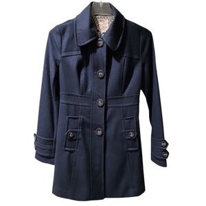 Anthropologie 4/6 Trench-style Peacoat (Medium) - excellent condition